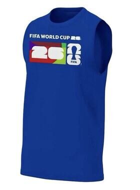 NEW FIFA World Cup 2026 Soccer Tank Top Men’s Small Blue Retro Lightweight GYM
